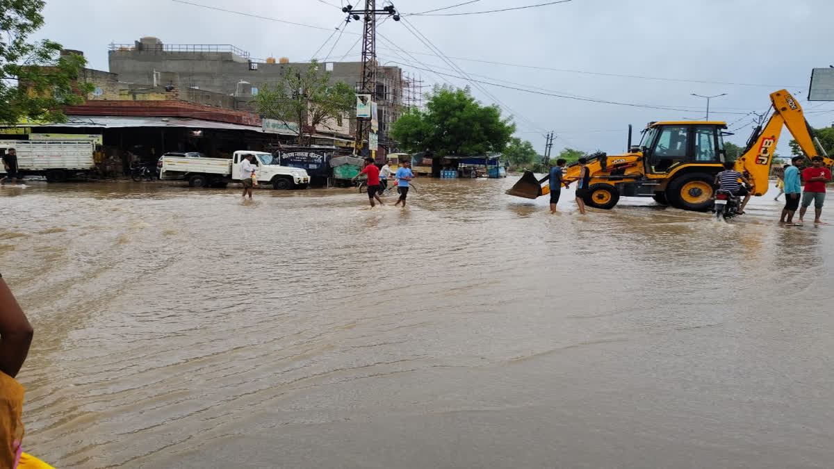 Heavy rain in Jodhpur division