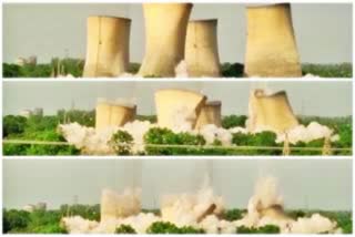 Cooling Towers Demolished Video