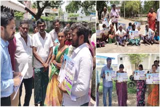 Agitation_Against_YSRCP_Sarpanch