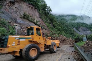 Landslide in Melli Kalimpong