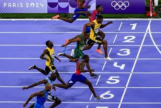 Which country win gold in 100 metre race at Paris Olympics 2024