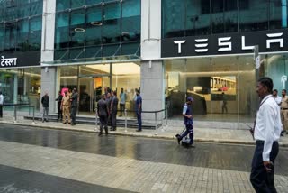 Tesla Showroom in Mumbai