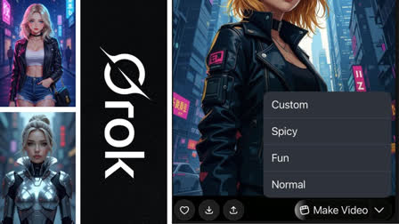 Grok Imagine allows users to generate 'spicy' videos