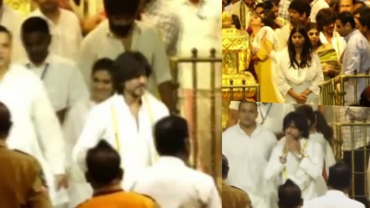 Shah Rukh Khan in tirupati