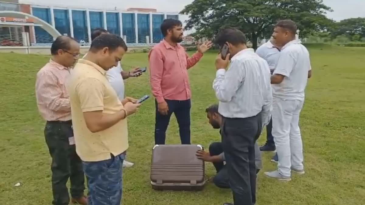 suspicious suitcase found from paradeep