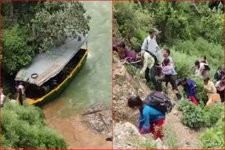 Mandi Boat Stuck In Sutlej River