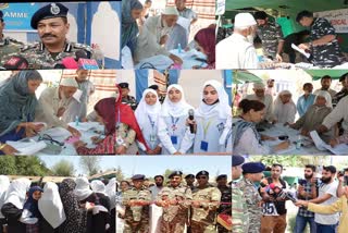 44 Battalion CRPF deployed at Budgam District organised a free medical camp at Narbal fisheries point.