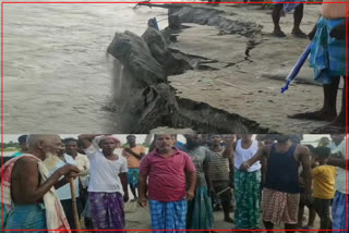 Erosion at Senga