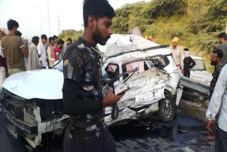 car-and-trailer-head-on-collision-at-bhilwara-rajsamand-nh-in-rajasthan-four-dead-including-two-women