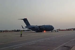 US Army Special Plane Reached Jaipur