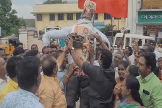 Udhayanidhi Sanatan Dharma remark: DMK supporters protest against Ayodhya seer for death threat, cases filed