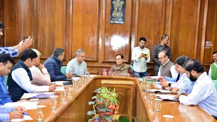 meeting regarding Himachal monsoon session