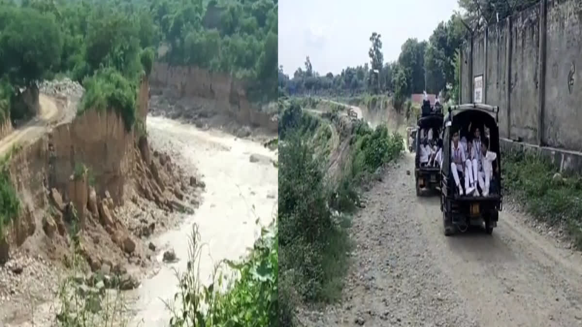 Illegal mining is happening on Punjab Himachal border, Pathankot police took action