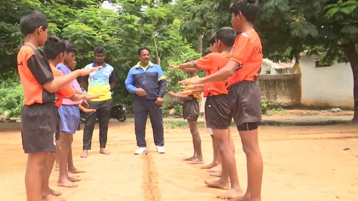 Sangareddy Teacher is Training for Employment Along With Education