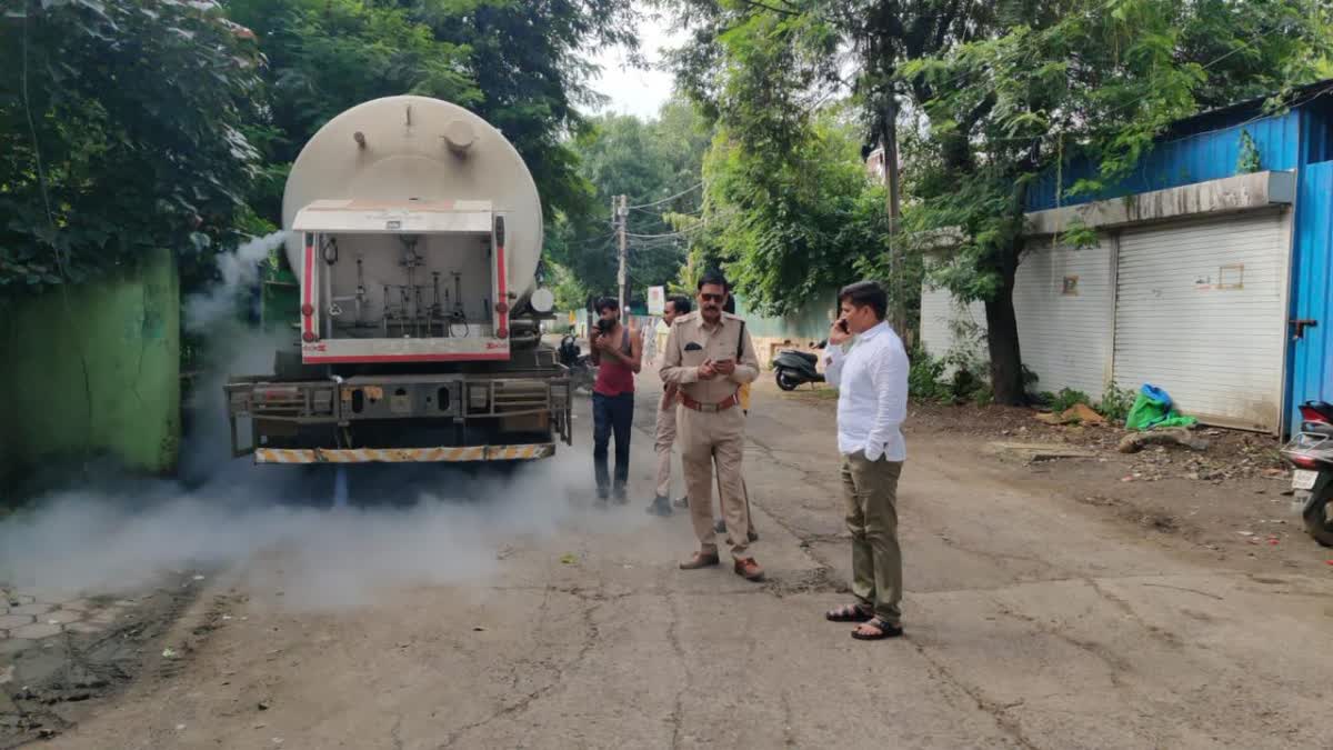 INDORE TANKER GAS LEAKAGE