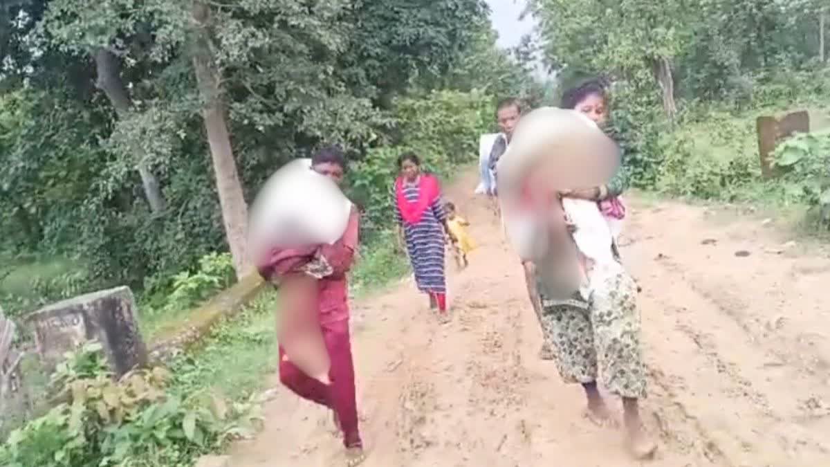 Father Carry Dead Bodies Of Kids