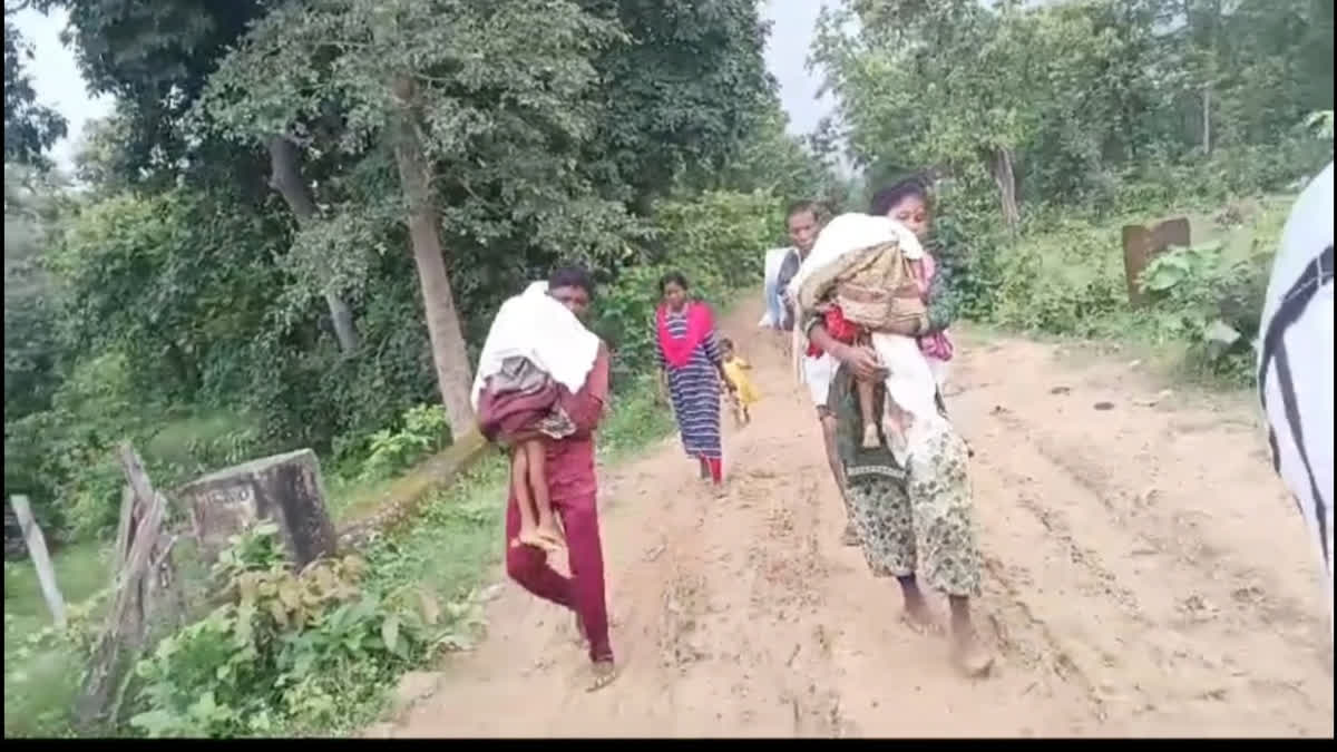 Tribal Children Succumbs To Superstition And Neglect: Parents Carry Dead Bodies For 15 km