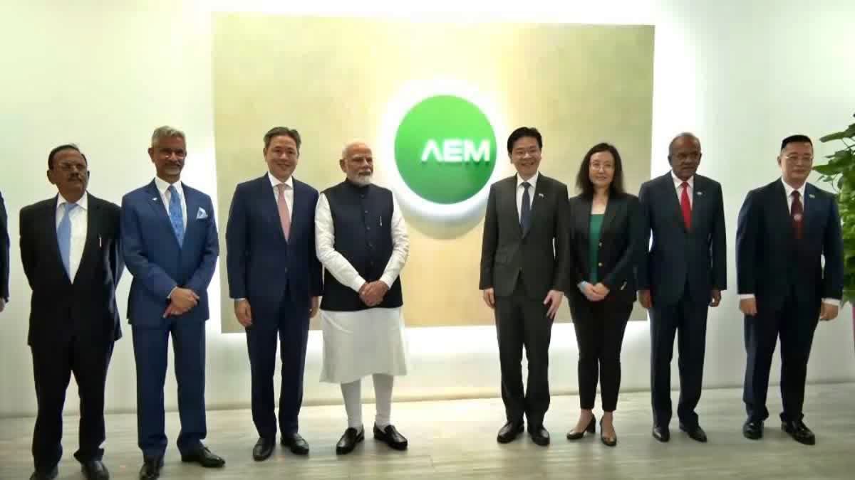 PM NARENDRA MODI VISITS SINGAPORE  SINGAPORE PM LAWRENCE WONG  SEMICONDUCTOR UNIT  SEMICONDUCTOR DEAL