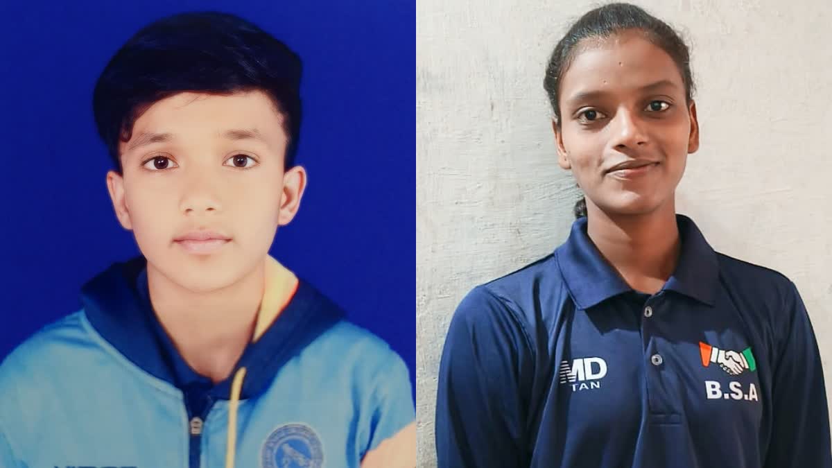 Hazaribag Barhi two players selected in womens T20 cricket team of Jharkhand