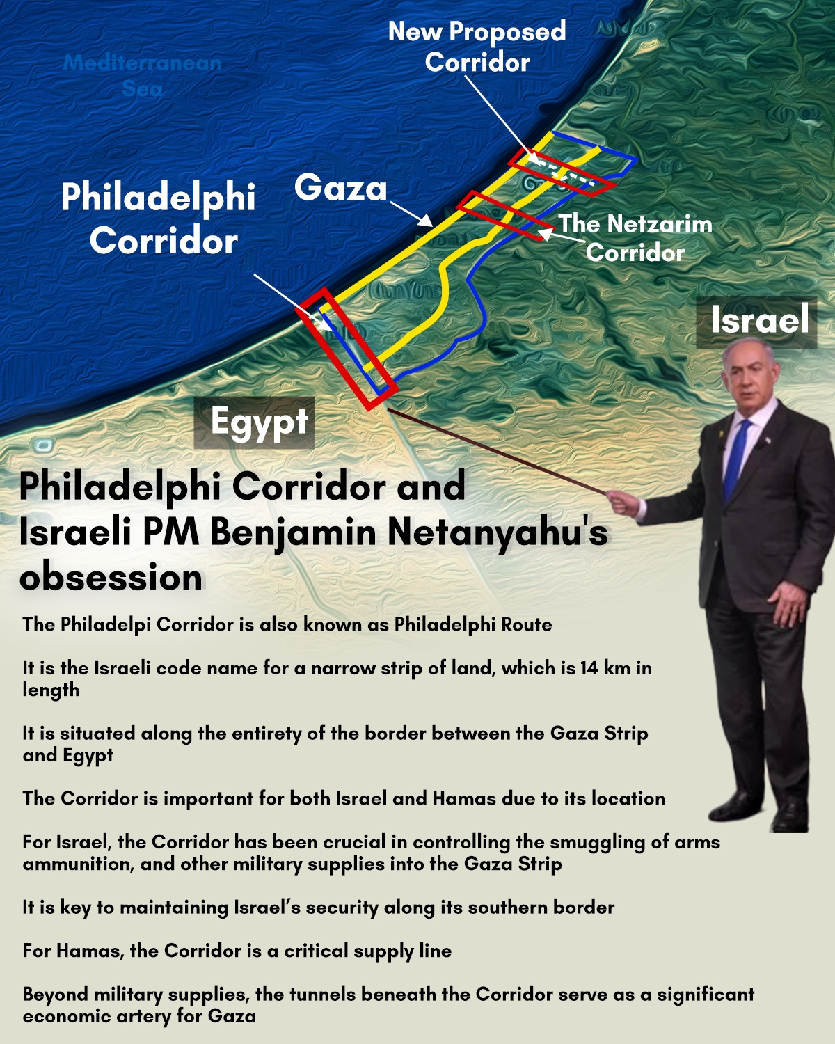 What Is Philadelphi Corridor That Netanyahu Is Obsessed About?