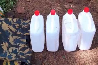 20 LTRS OF SPIRIT SEIZED BY EXCISE  SPIRIT SEIZED FROM TODDY SHOP  SPIRIT SEIZE CASE IN PATHANAMTHITTA  20 ലിറ്റര്‍ സ്‌പിരിറ്റ് പിടികൂടി