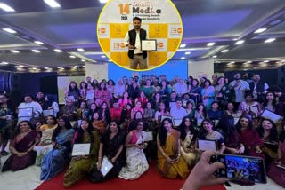 Awards to Journalists by Laadli Media and Advertising in recognition of their services