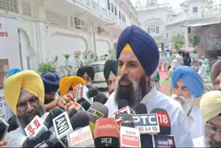 BIKRAM MAJITHIA REACHED AKAL TAKHT