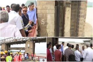 Prakasam Barrage damage gates Repair Work Started