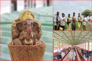 Eco Friendly Seed Ganesha Idols In Hyderabad