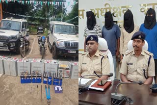 Dumka police busted gang and arrested four criminals of thieves from Deoghar and Jamtara