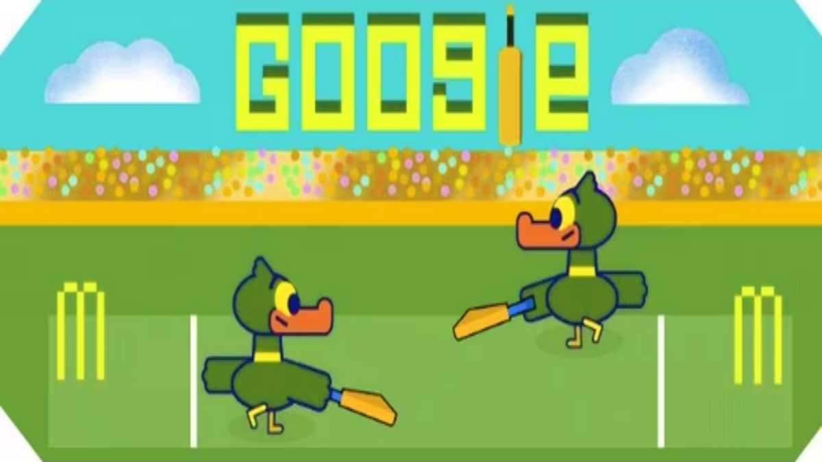 google doodle cricket