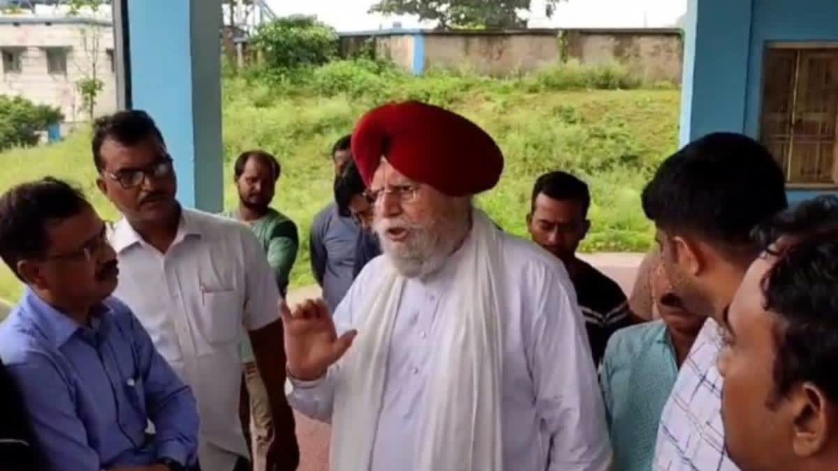 Ahluwalia Vists Durgapur barrage