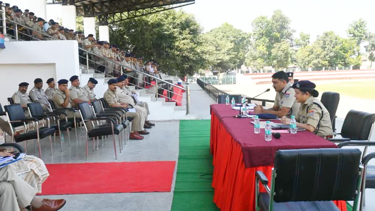 SSP Ajay Singh Did Policemen Briefing