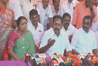 EX Minister Sellur Raju press meet