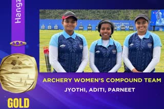 Archery compound womens team wins gold
