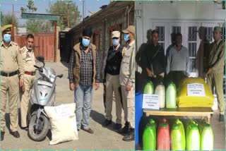 Drug Pedlars Arrested in Budgam