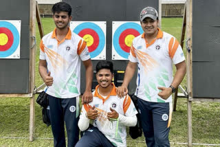 The Indian trio of Abhishek, Ojas & Prathamesh have advanced to the finals of the Men's team Compound Team event