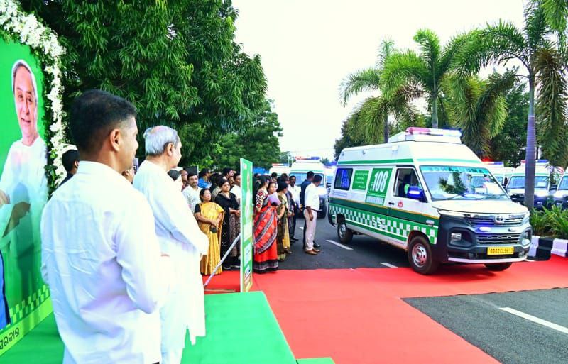 ୨୬ ନୂତନ ଅତ୍ୟାଧୁନିକ ୧୦୮ ଆମ୍ବୁଲାନ୍ସ ଲୋକାର୍ପଣ