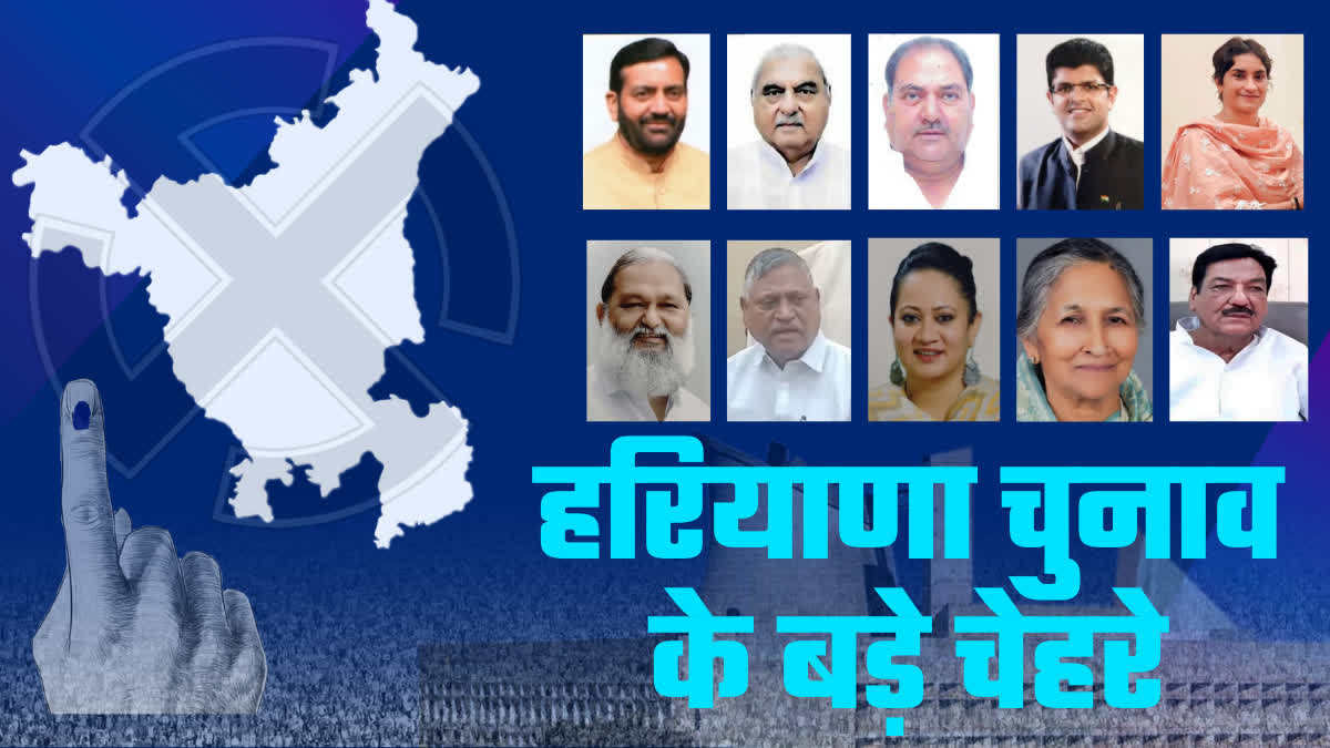 Know the Big Faces of Hot Seats in Haryana Assembly Election 2024 BJP Congress AAP JJP ASP INLD BSP