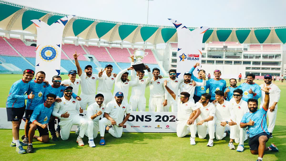 MUMBAI WIN IRANI CUP