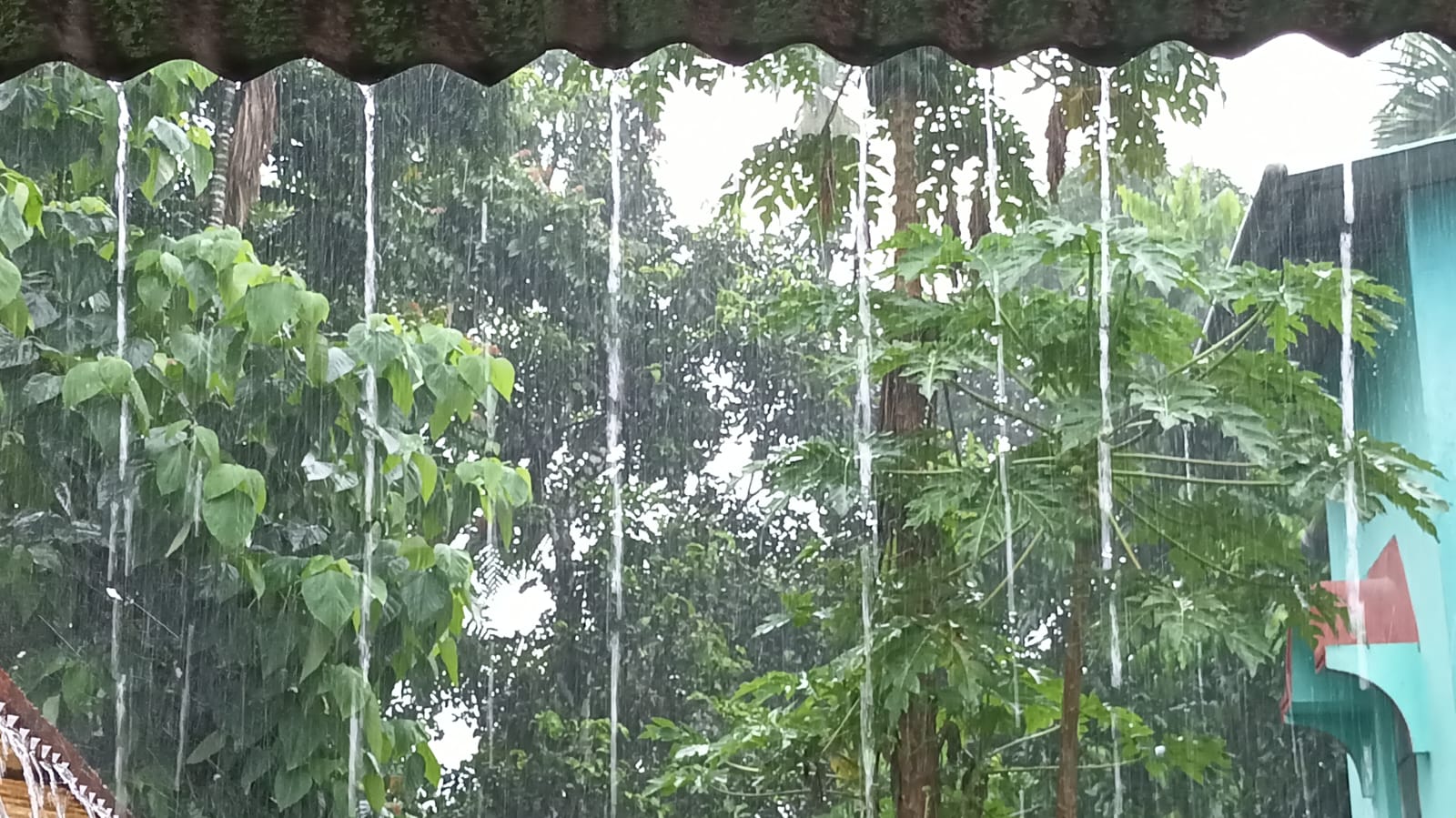 RAIN IN DURGA PUJA