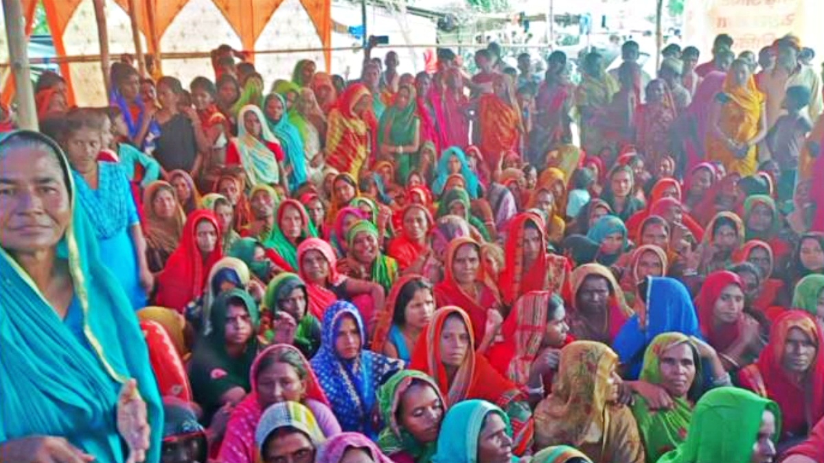 relief camp in Saharsa