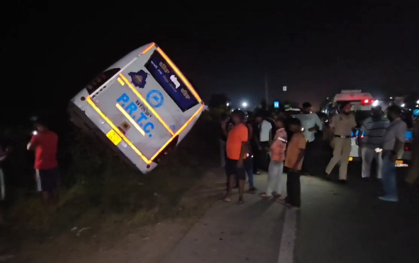 SANGRUR BUS ACCIDENT NEWS