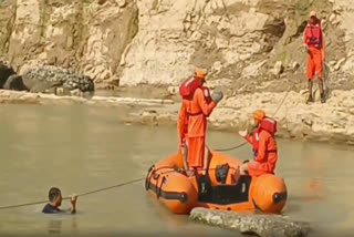 Father and son drowned in the Chakki river pathankot