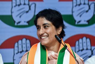 VINESH PHOGAT  BJP CONGRESS  HARYANA ELECTION  വിനേഷ് ഫോഗട്ട്