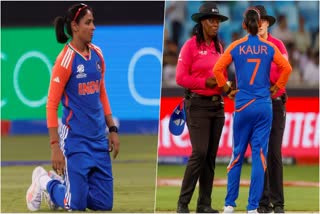 HARMANPREET KAUR ANGRY WITH UMPIRE