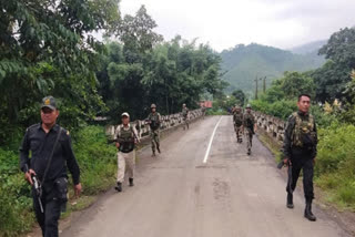 Security forces conducted search operations in sensitive areas, seized arms and ammunition