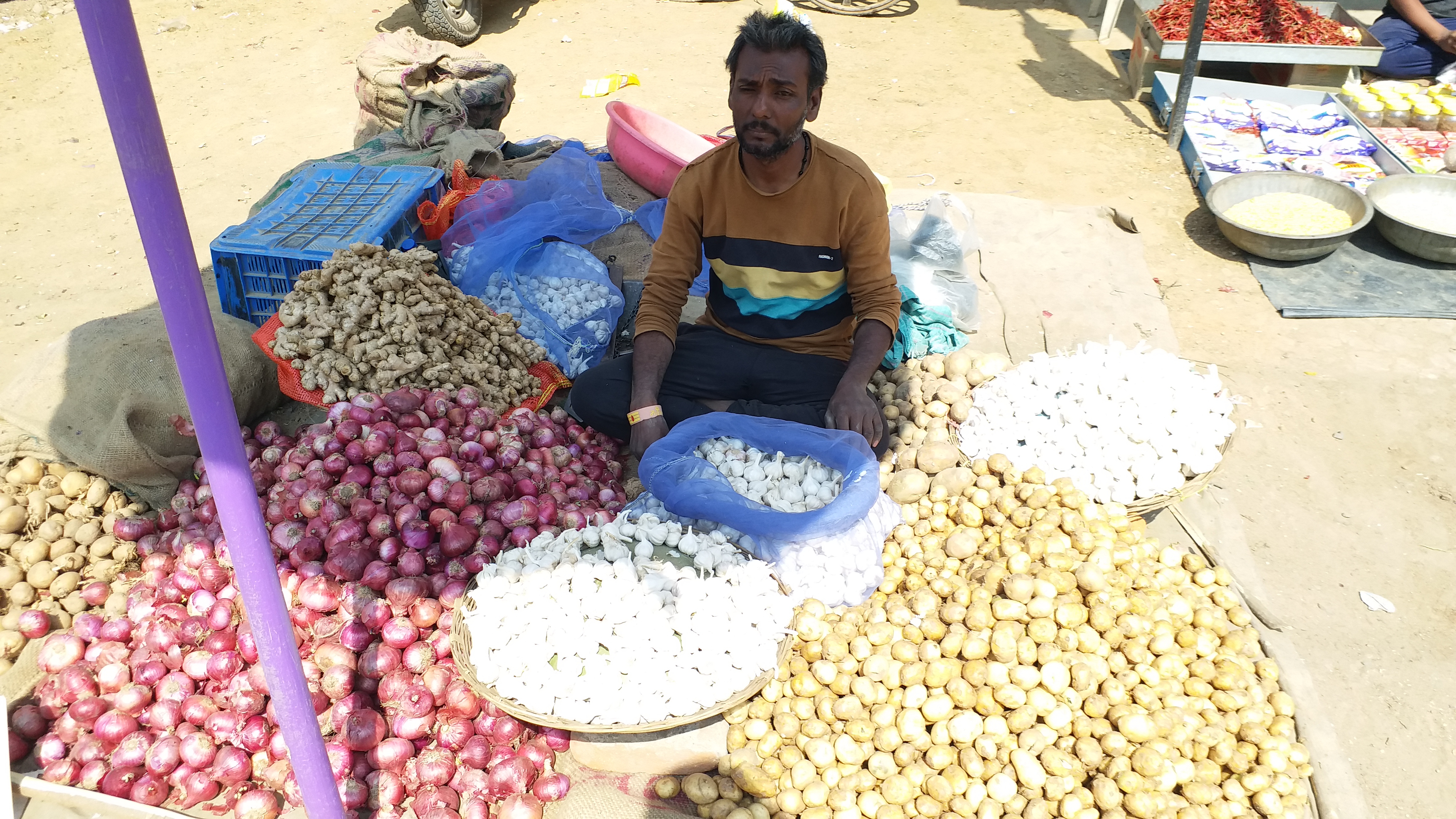 potato onion RATE WEATHER EFFECT