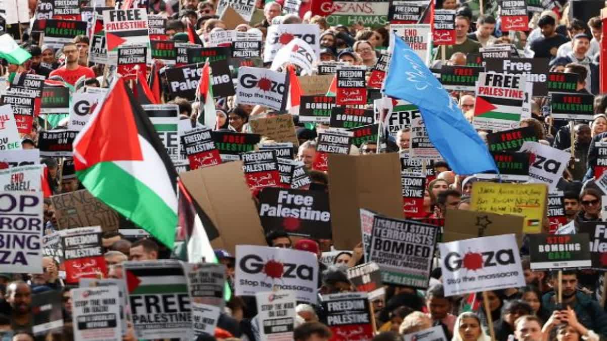Pro-Palestine protests in Britain