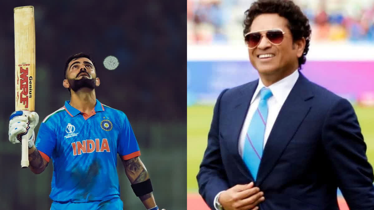 Sachin Tendulkar Congratulate Virat Kohli  Sachin Tendulkar  Virat Kohli  Cricket World Cup 2023  India vs South Africa  സച്ചിന്‍ ടെണ്ടുല്‍ക്കര്‍  വിരാട് കോലി  ഏകദിന ലോകകപ്പ് 2023  വിരാട് കോലി സെഞ്ചുറി  ഇന്ത്യ vs ദക്ഷിണാഫ്രിക്ക